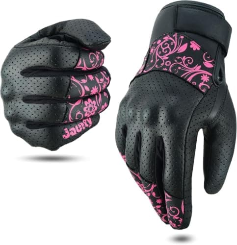 JAUNTY Women's Leather Riding Gloves